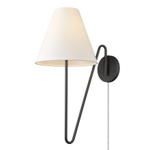 Golden Canada 3690-A1W NB-IL - Yep by Golden Lighting Kennedy 1-light Swing Arm Wall Lamp in Natural Black